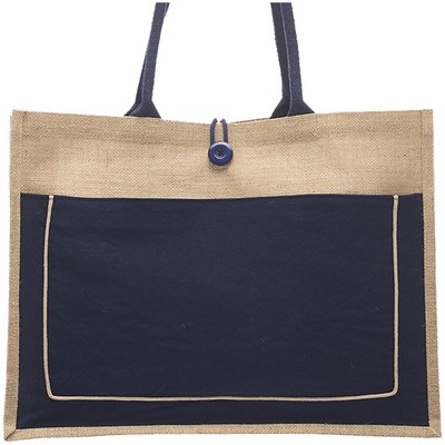 Cotton Pocket Jute Tote Bags