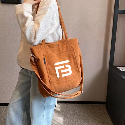 Single shoulder crossbody tote bag