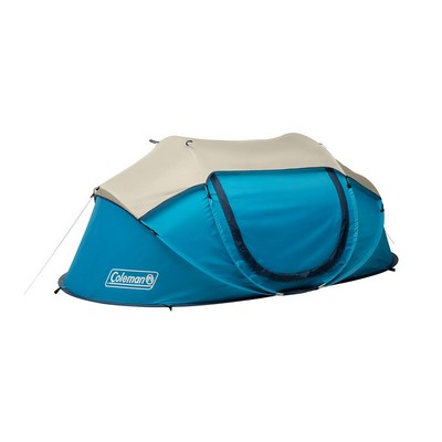 Newell Brands Distribution LLC Coleman 7.5 ' X 4.5 Pop Up Tent 2-Person Tent - Scuba Blue