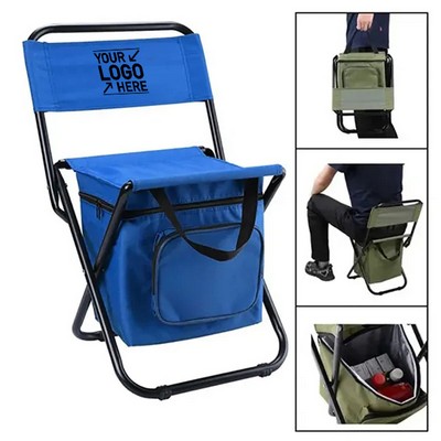 Fishing Chair with Built-in Cooler Bag