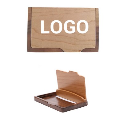 Wooden Business Card Holder