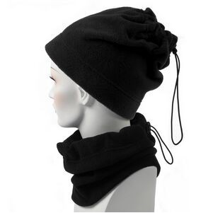 Black Fleece Neck Gaiter