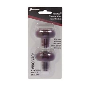 Vinovac™ Wine Saver Stoppers (2 Pack)