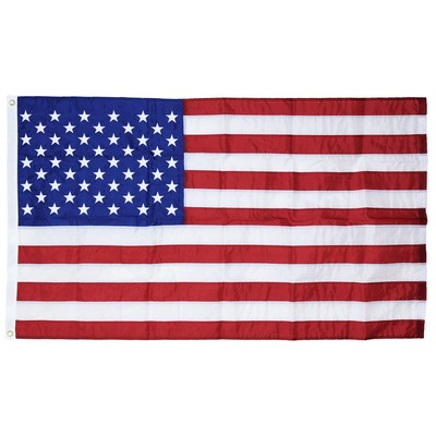 12" x 18" U.S. Outdoor Nylon Flag with Heading and Grommets