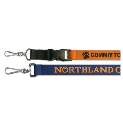 Woven Polyester Lanyard (1")