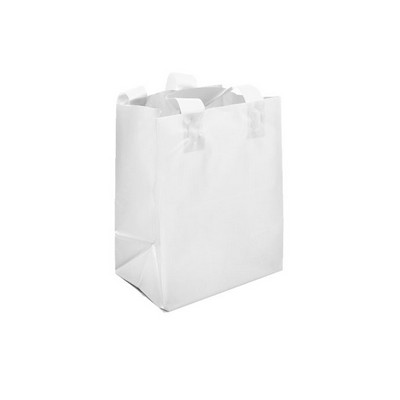 Tinted Opaque Shopping Bags (16"x6"x12") (White)