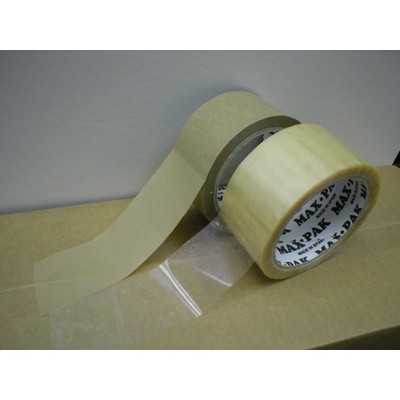 Custom Printed 2.2mil PVC Tape w/Natural Rubber Adhesive 2" x 110yds