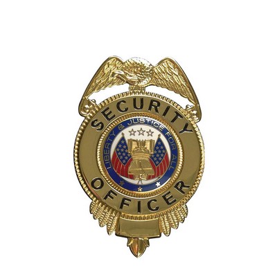 Gold Security Officer Badge