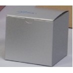 Tinted Gloss Silver Tuck-It® One-Piece Folding Gift Box (6"x6"x6")