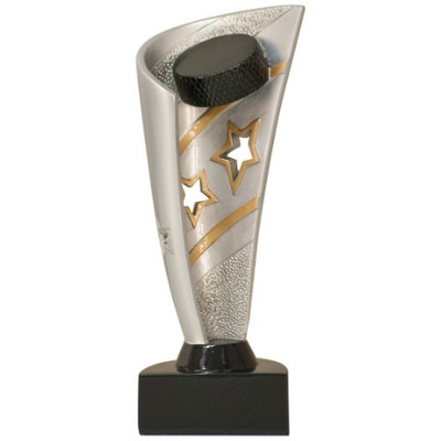 Hockey Banner Resin Award - 7" Tall