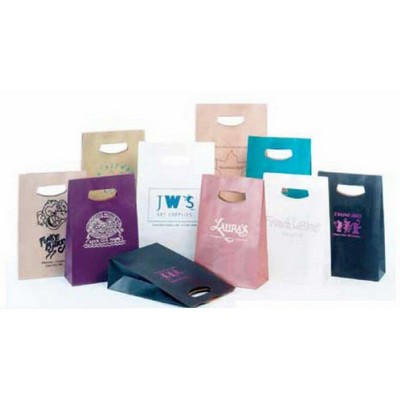 Handle Lock Paper Bag (7"x3.25"x10.75")