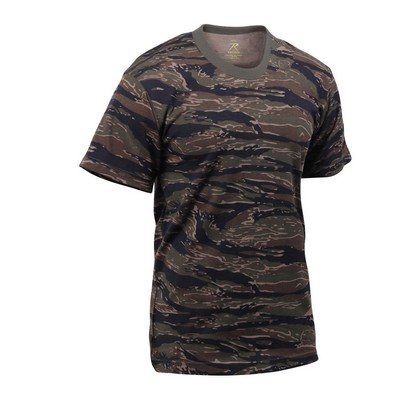 Tiger Stripe Camouflage Military T-Shirt (4XL)