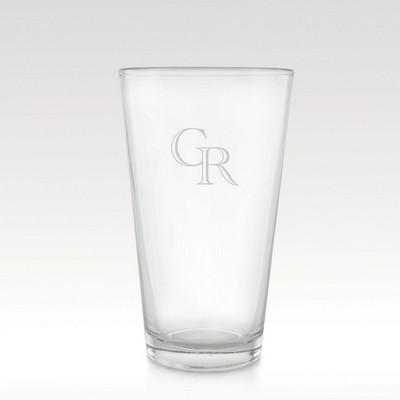 Custom Etched Mixing Glass