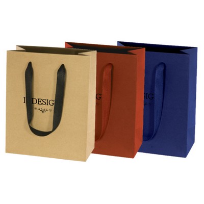 Cotton Twill Handle Gift Bag (8"x4"x10")