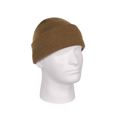 Coyote Brown Deluxe Fine Knit Acrylic Watch Cap