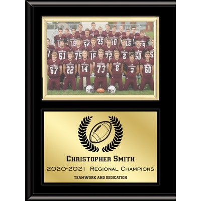 9" x 12" Black Plaque w/Award Frame