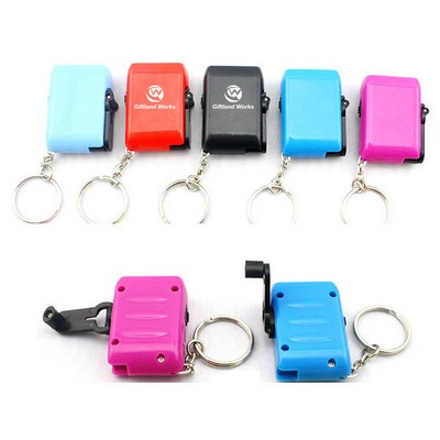 LED Mini Hand Crank Flashlight