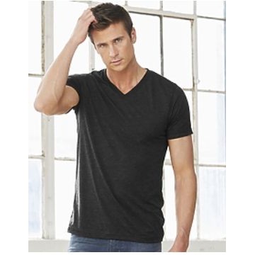 Bella+Canvas® Unisex Triblend Short Sleeve V-Neck Tee Shirt