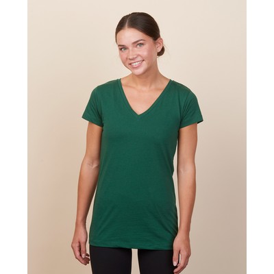 Enza Ladies Essential V-Neck Tee