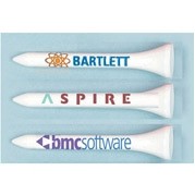 2- Color Logo Imprint Golf Tees (2 1/8")