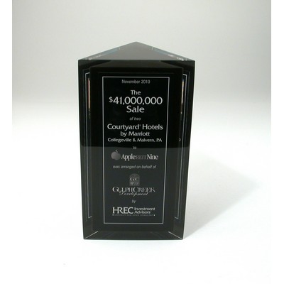 Prism Lucite® Embedment Award (3 3/8" x 3" x 6")