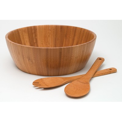 Bamboo 3 Piece Salad Set