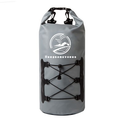 20L Foldable Waterproof Dry Bag w/Mesh