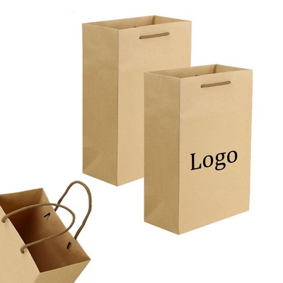 Natural Kraft Shopping Bag - 11.2" x 8.7" x 4.3"