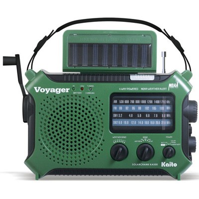 Kaito KA500 5 way Emergency AM/FM/SW NOAA Weather Alert Radio