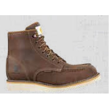 6" Carhartt® Men's Brown Steel Toe Waterproof Wedge Boots