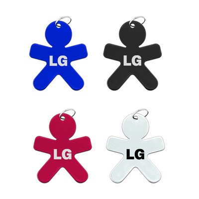 Figure Shape Aluminum Key Tag