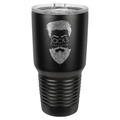 PC 30 oz. Black Insulated Tumbler w/ Slider, no Silver Ring