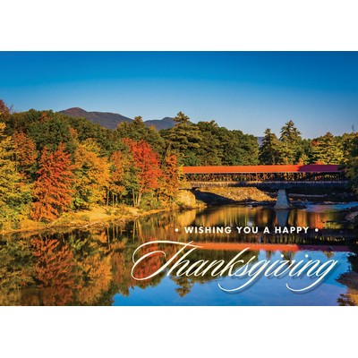 Mountain View Thanksgiving Greeting Cards