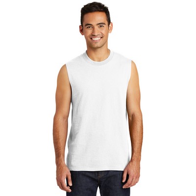 Port & Company® Core Cotton Sleeveless Tee Shirt