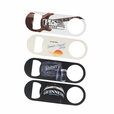 Short Paddle Style 4 Color Process VERSAPRINT Bottle Opener