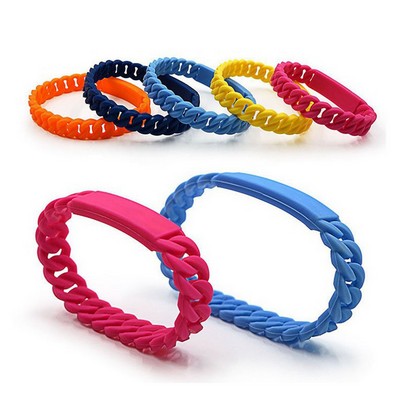 Silicone Chain Braided Bracelet