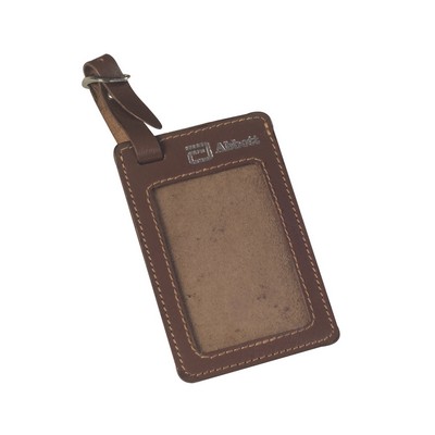 Leather Luggage Tag (4.06"x2.4")