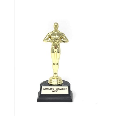 World's Okayest Wife Trophy- 7 Inch Novelty Trophy