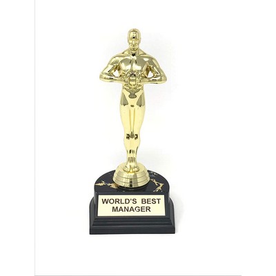 World's Best Manager Trophy- 7 Inch Novelty Trophy