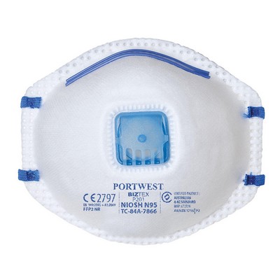 Valved Cup Respirator (Pk10)