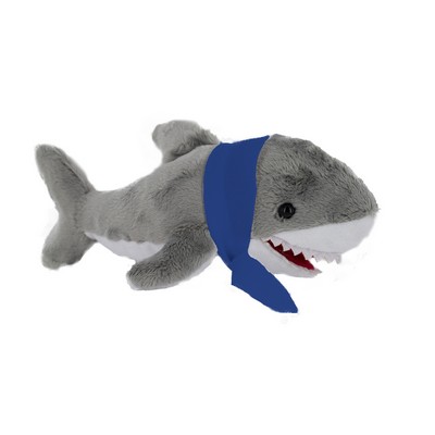 soft plush Shark with bandana