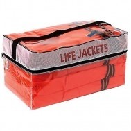 Adult Type 2 Life Vest w/Carrying Case (4 Pack)