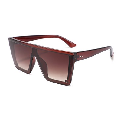 Sunglasses - Gradient Brown Lenses - Brown Frames