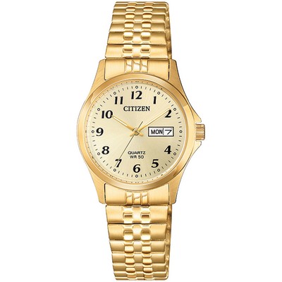 Citizen® Ladies Quartz Expansion Band Watch - Stainless Steel, Gold-Tone