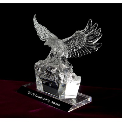 Crystal Sculpted Soaring Eagle Award