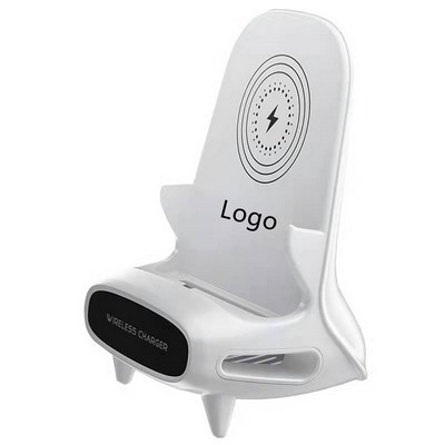 Chair Shape Wireless Charger Phone Stand Holder