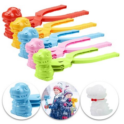 Dinosaur Shaped Snowball Maker Clip Toy