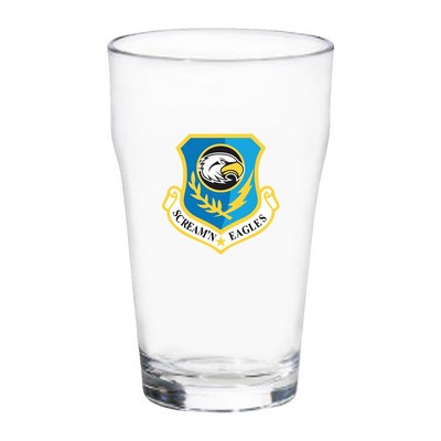 16oz. Acrylic English Pint Glass