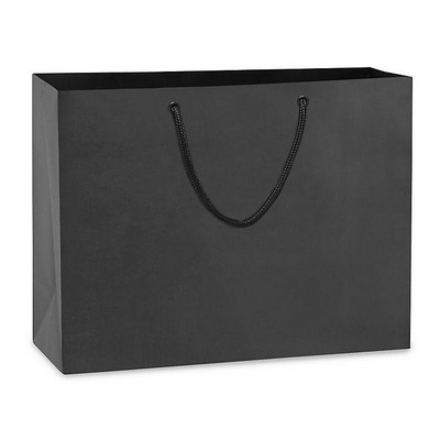 Matte Finish Queen Euro Tote Bag- White (20"x6"x16")