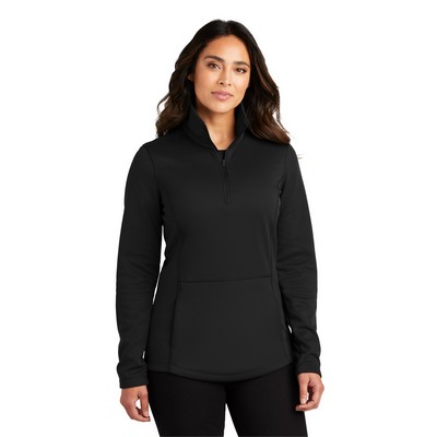 Port Authority® Ladies Smooth Fleece 1/4-Zip